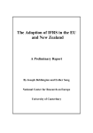 The Adoption of IFRS in the EU and New Zealand
