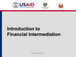How does Financial Intermediation work?