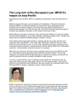 MiFID II`s Impact on Asia-Pacific
