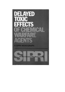 Delayed toxic effects book - Blue Water Navy Vietnam Veterans