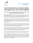 Lite-Tech Industries set to become leading LED supplier across UAE