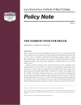 Policy Note - Levy Economics Institute of Bard College