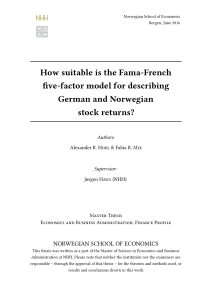 How suitable is the Fama-French ve-factor model for