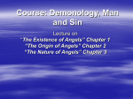 Course: Demonology, Man and Sin