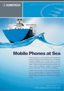 Mobile Phones at Sea
