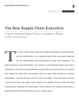 The New Supply Chain Executive