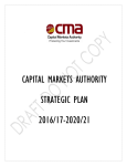 capital markets authority strategic plan 2016/17