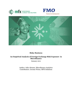 Risky Business An Empirical Analysis of Foreign Exchange Risk