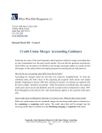 Credit Union Merger Accounting Guidance