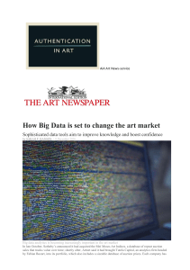 How Big Data is set to change the art market
