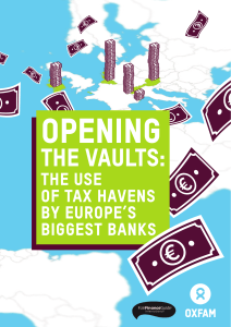 Opening the Vaults: The use of tax havens by Europe`s biggest banks