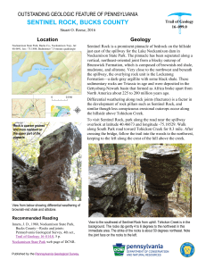 Outstanding geologic feature of Pennsylvania—Sentinel