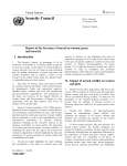 1 Report of the Secretary-General on women, peace and security 1 I