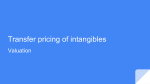 Transfer pricing of intangibles
