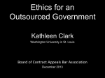 Ethics-for-an-Outsou.. - Boards of Contract Appeals Bar Association