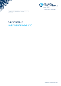 threadneedle investment funds icvc - Columbia Threadneedle Investments