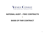 NATIONAL AUDIT – FIDIC CONTRACTS