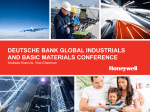 deutsche bank global industrials and basic materials conference