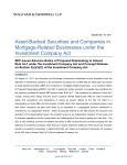Asset-Backed Securities and Companies in Mortgage