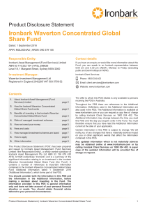 Ironbark Waverton Concentrated Global Share Fund