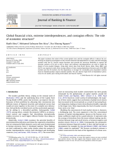 Global financial crisis, extreme interdependences, and contagion