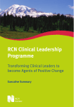 RCN Clinical Leadership Programme