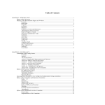 Table of Contents - UW