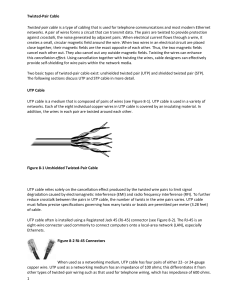 Twisted-Pair Cable