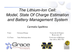 The Lithium-Ion Cell: Model, State Of Charge