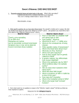 Case Analysis Worksheet