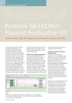 PureLink™96 HQ Mini Plasmid Purification Kit