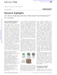 Research highlights - DeForest Research Group