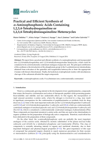 Practical and Efficient Synthesis of -Aminophosphonic Acids