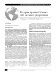 Receptor tyrosine kinases: role in cancer