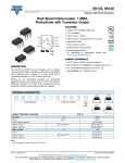 6N135, 6N136 High Speed Optocoupler, 1 MBd