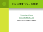 What is vesicoureteral reflux (VUR)?