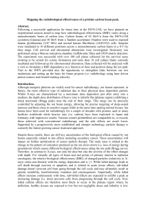 Mapping the radiobiological effectiveness of a pristine carbon beam