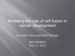 Modeling the role of cell fusion in cancer development