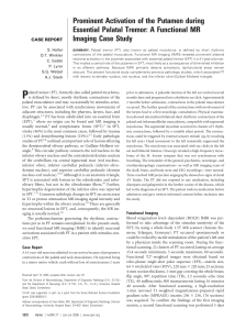 Prominent Activation of the Putamen during Essential Palatal Tremor