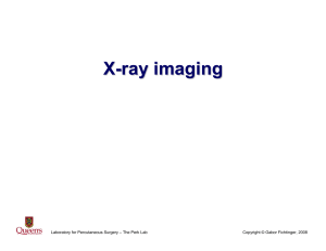 X-ray imaging