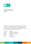 P1028 Infant Formula - Dietitians Association of Australia