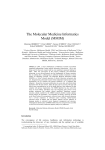 The Molecular Medicine Informatics Model (MMIM)