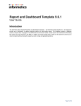 Informatica Dashboards and Reporting Template