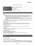 service specification template * guidance notes for