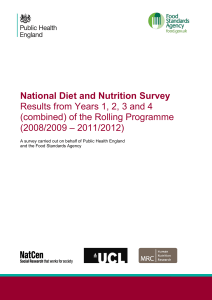National Diet and Nutrition Survey