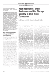 Heat Resistance, Water Resistance and Bin Storage Stability in