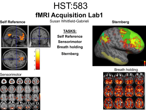 HST:583 fMRI Acquisition Lab1 Susan Whitfield