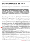 Defining transcribed regions using RNA-seq - Bahler Lab