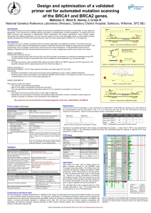 Primers BSHG06 - National Genetics Reference Laboratories