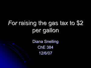 Gas Tax Raise